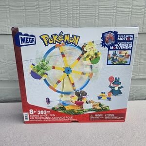 Mega Construx Pokémon HXF80 Ferris Wheel Fun Building Set 393 pcs